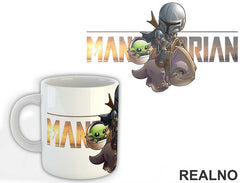 Riding The Creature - Baby Yoda - Mandalorian - Star Wars - Šolja
