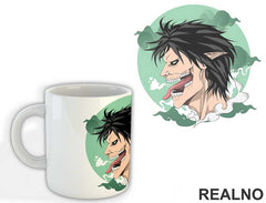 Eren Titan Form Green Smoke - Attack On Titan - Šolja