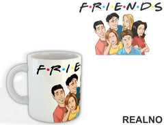 Group Color Illustration - Friends - Prijatelji - Šolja