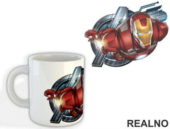 Flying - Iron Man - Avengers - Šolja