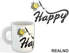 Bee Happy - Humor - Šolja
