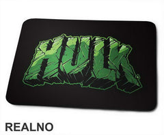 Green Text Logo - Hulk - Avengers - Podloga za miš