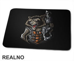 Half Portrait - Rocker Racoon - Guardians Of The Galaxy - Podloga za miš