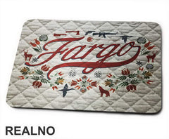 Logo And Flowers - Fargo - Podloga za miš