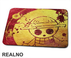 Golden Skull - One Piece - Podloga za miš