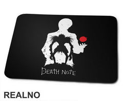 Light And Ryuk Silhouette With An Apple - Death Note - Podloga za miš