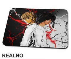 Light And L Back To Back - Death Note - Podloga za miš
