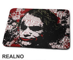 Quotes In Head - Black, Red And Green - Joker - Podloga za miš