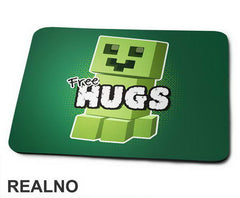 Creeper Free Hubs - Minecraft - Podloga za miš