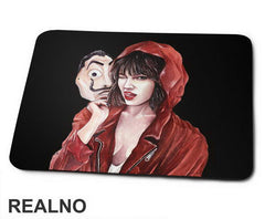 Tokio - Tokyo Wink Mask - La Casa de Papel - Money Heist - Podloga za miš