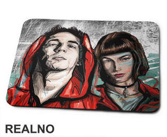 Rio And Tokio - Tokyo Paint Splash - La Casa de Papel - Money Heist - Podloga za miš