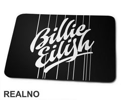 Billie Eilish Text Logo - Muzika - Podloga za miš