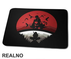 Itachi Inside Uchiha Clan Logo - Naruto - Podloga za miš