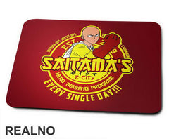 Saitama's Hero Training Program - One Punch Man - Podloga za miš