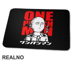 Saitama Red Text - One Punch Man - Podloga za miš
