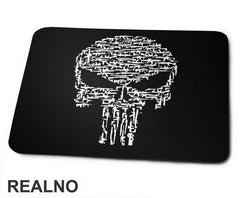 Guns - Skull - Punisher - Podloga za miš