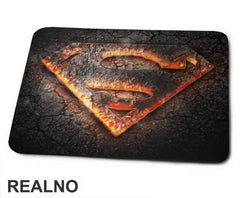 Fire Logo - Superman - Podloga za miš