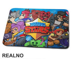 Star Logo Group Photo - Brawl Stars - Podloga za miš