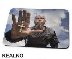 Ragnar And Gold Cross - Vikings - Podloga za miš