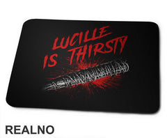 Lucille Is Thirsty Bloody Bat - The Walking Dead - Podloga za miš