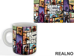 Logo And Characters - City - GTA 5 - Šolja