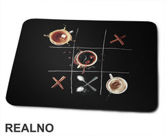 Coffee - Tic Tak Toe - Kafa - Podloga za miš