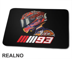 Marquez Helmet Portrait - 93 - Motogp - Sport - Podloga za miš