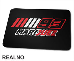 Red, White And Black - Marc Marquez - 93 - Motogp - Sport - Podloga za miš