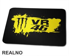 Yellow Monster - Rossi - VR - 46 - Motogp - Sport - Podloga za miš