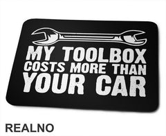 My Toolbox Coast More Than Your Car - Radionica - Majstor - Podloga za miš