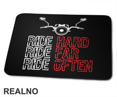 Ride Hard, Ride Far, Ride Often - Motori - Podloga za miš
