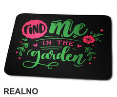 Find Me In The Garden - Pink and Green - Bašta i Cveće - Podloga za miš