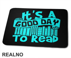 It's A Good Day To Read - Blue - Books - Čitanje - Knjige - Podloga za miš