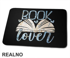 Book Lover - Blue And Cream - Books - Čitanje - Knjige - Podloga za miš