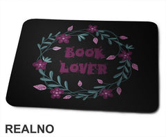 Book Lover - A Wreath Of Purple Flowers - Books - Čitanje - Knjige - Podloga za miš