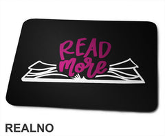 Read More - Outline - Pink - Books - Čitanje - Knjige - Podloga za miš