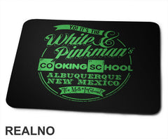 Yo! It's The White & Pinkman's Cooking School Albuquerque New Mexico - Green - Breaking Bad - Podloga za miš