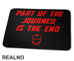 Part Of The Journey Is The End - Red - Iron Man - Avengers - Podloga za miš