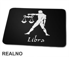 Vaga - Libra - Silhouette - Horoskop - Podloga za miš