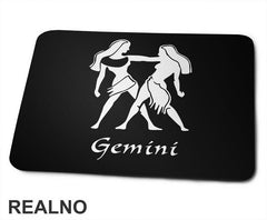 Blizanci - Gemini - Silhouette - Horoskop - Podloga za miš