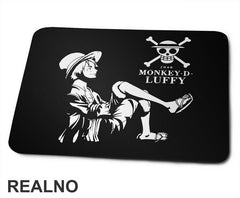 Monkey. D. Luffy - Portrait - Sitting - One Piece - Podloga za miš