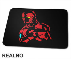 Red Illustration - Iron Man - Avengers - Podloga za miš