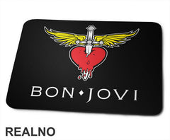 Bon Jovi Logo Illustration - Muzika - Podloga za miš