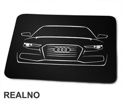 Audi - Outline - Kola - Auto - Podloga za miš