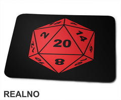 Logo - When The Dm Smiles It's Already Too Late - D&D - Dungeons And Dragons - Podloga za miš