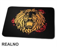 Lion - Illustration - Red - Lav - Životinje - Podloga za miš