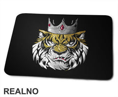 Head Tiger With Silver Crown - Tigar - Životinje - Podloga za miš