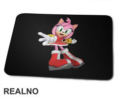Amy Rose Portrait - Sonic - Podloga za miš