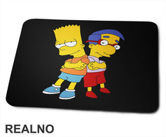 Bart i Milhaus - Prijatelji - Simpsonovi - Podloga za miš