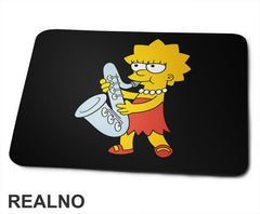 Lisa Svira Saksofon - The Simpsons - Simpsonovi - Podloga za miš